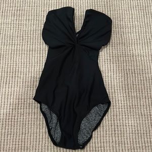 Five dance wear black leotard YXL